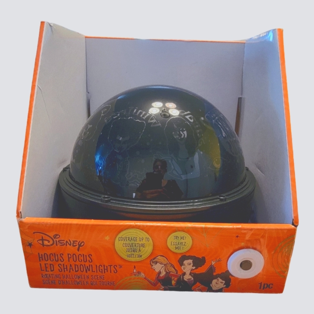 Disney Hocus‎ Pocus LED Shadowlights Rotating Halloween Scene Light New